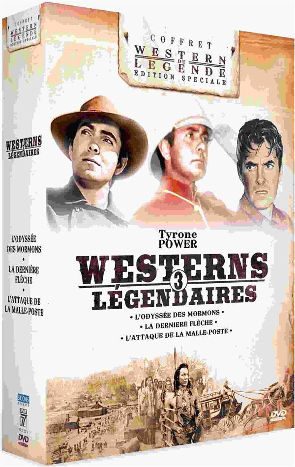 Tyrone Power - 3 westerns légendaires : L'Attaque de la malle-poste + La Dernière flèche + L'Odyssée des Mormons [DVD] - flash vidéo