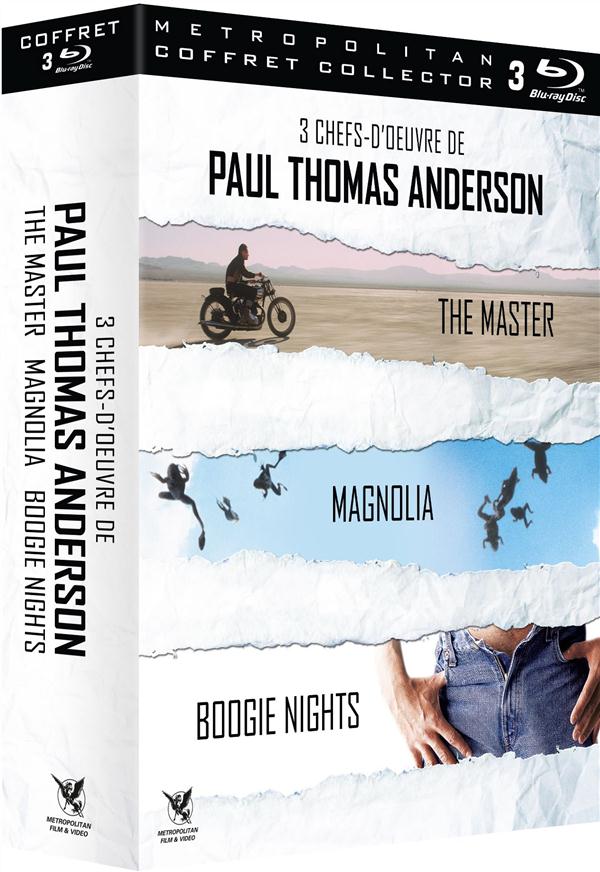 3 chefs-d'oeuvre de Paul Thomas Anderson : Boogie Nights + Magnolia + The Master [Blu-ray]