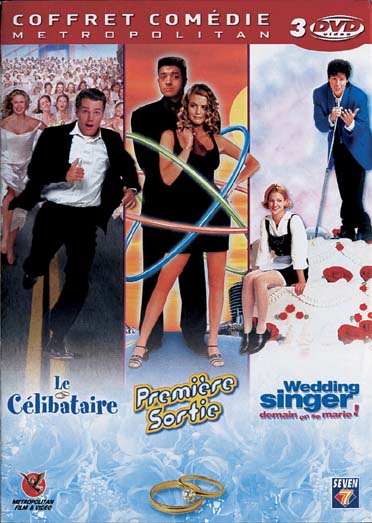 Coffret Comédie : Le célibataire + Première sortie + Wedding Singer [DVD]