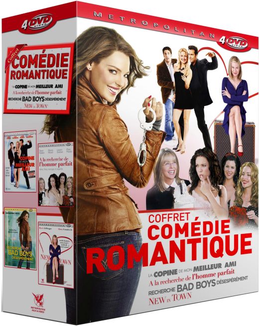 Comédie romantique - Coffret 4 films : La Copine de mon meilleur ami + A la recherche de l'homme parfait + Recherche Bad Boys désespérément + New in Town [DVD]