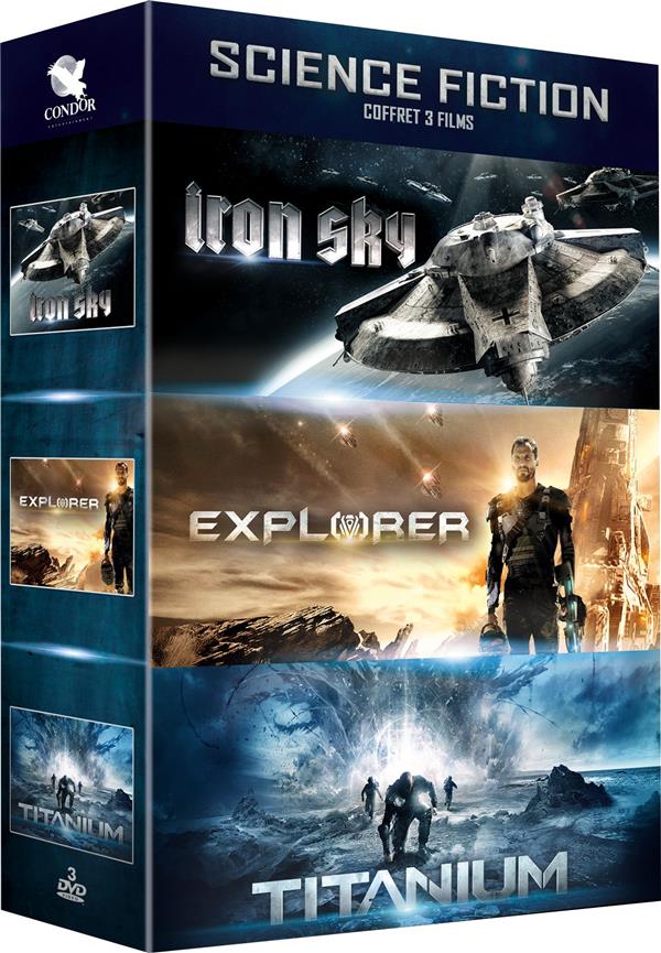 Science-Fiction : Iron Sky + Explorer + Titanium [DVD]