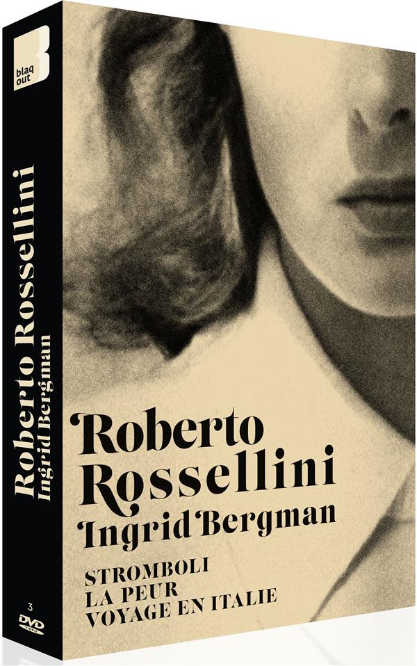 Roberto Rosselini - Ingrid Bergman : Stromboli + La peur + Voyage en Italie [DVD]