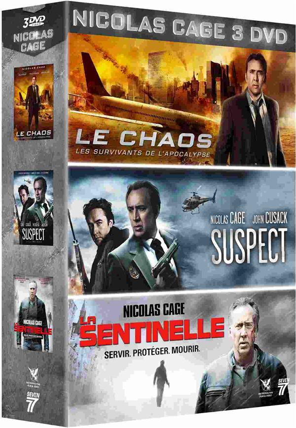 Nicolas Cage : Le Chaos + Suspect + La Sentinelle [DVD]