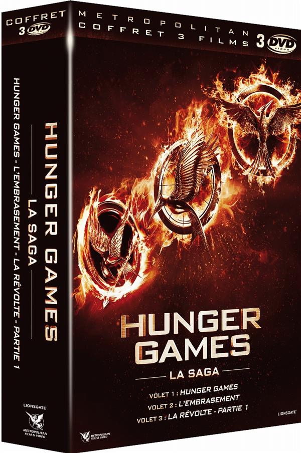 Hunger Games + Hunger Games 2 : L'embrasement + Hunger Games - La Révolte : Partie 1 [DVD]