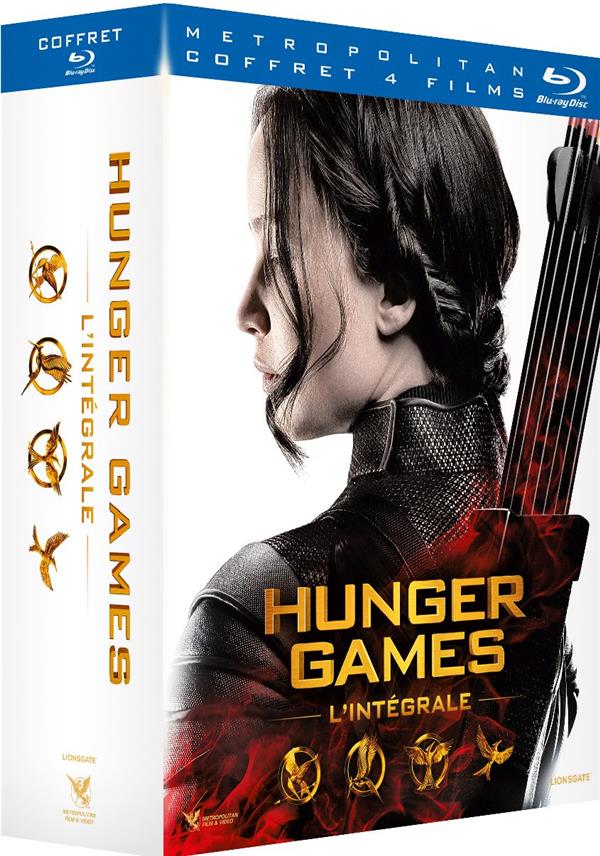 Hunger Games - L'intégrale : Hunger Games + Hunger Games 2 : L'embrasement + Hunger Games - La Révolte : Partie 1 + Partie 2 [Blu-ray]