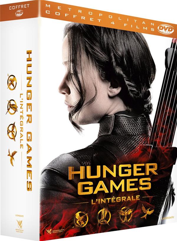 Hunger Games - L'intégrale : Hunger Games + Hunger Games 2 : L'embrasement + Hunger Games - La Révolte : Partie 1 + Partie 2 [DVD]