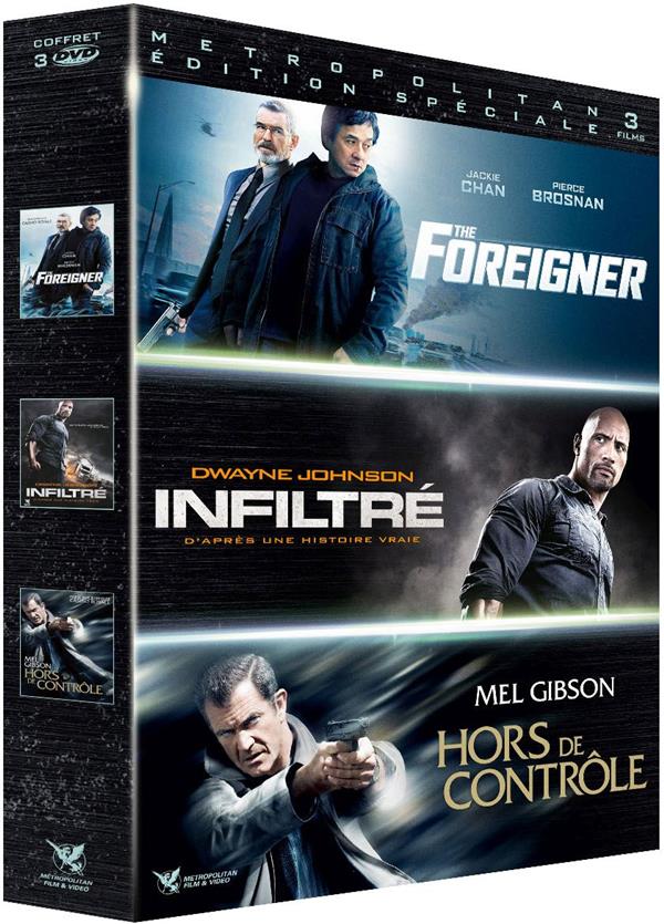 The 3 Films d'Action : Foreigner + Infiltré + Hors de contrôle [DVD]