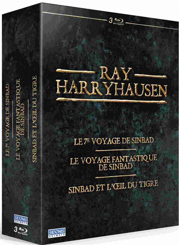 Ray Harryhausen : Le 7ème Voyage de Sinbad + Le Voyage Fantastique de Sinbad + Sinbad et l'Oeil du Tigre [Blu-ray] - flash vidéo