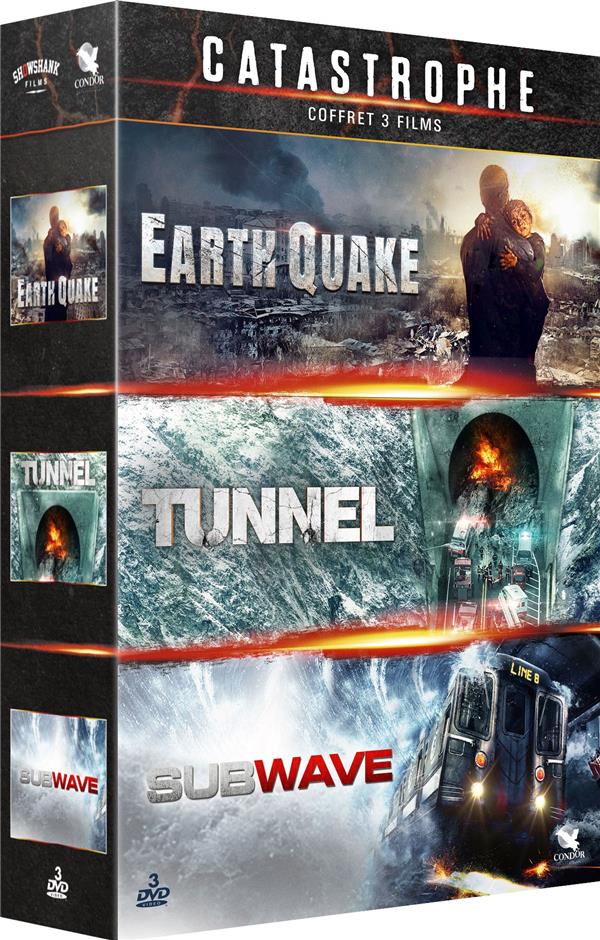 Catastrophe - Coffret 3 films : Earthquake + Tunnel + Subwave [DVD]