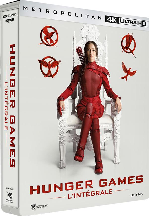 Hunger Games - L'intégrale : Hunger Games + Hunger Games 2 : L'embrasement + Hunger Games - La Révolte : Partie 1 + Partie 2 [4K Ultra HD]