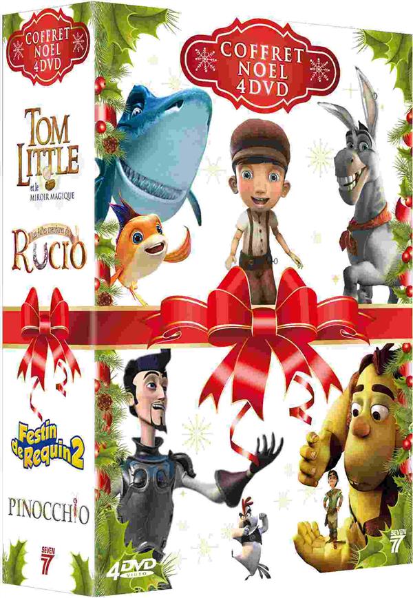 Noël enfants : Festin de requin 2 + Pinocchio + Tom Little et le Miroir Magique + Les Folles aventures de Rucio [DVD]