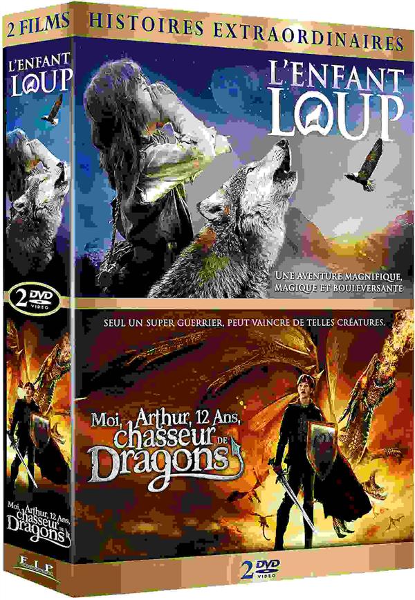 L'Enfant loup + Moi, Arthur, 12 ans, chasseur de Dragons [DVD] - flash vidéo