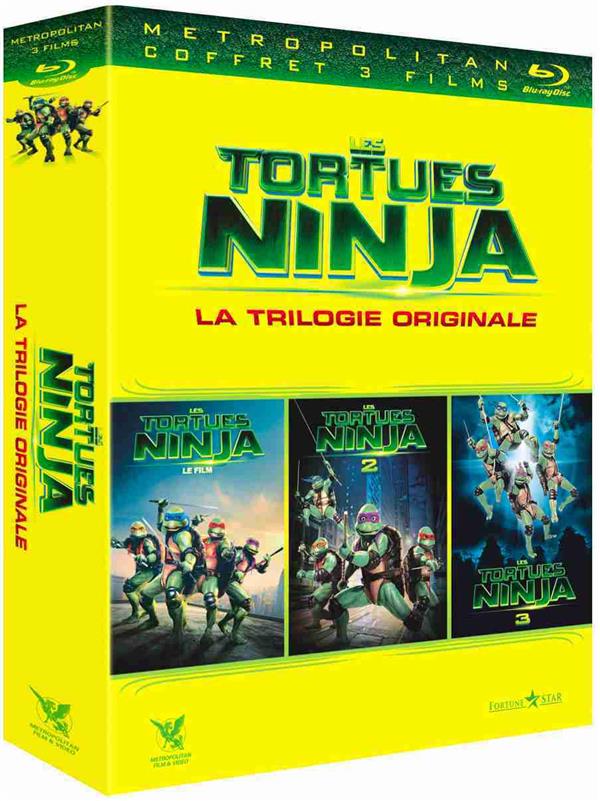 Les Tortues Ninja - La trilogie originale : Le Film + Le secret de la mutation + Les Tortues Ninja 3 : Nouvelle génération [Blu-ray] - flash vidéo