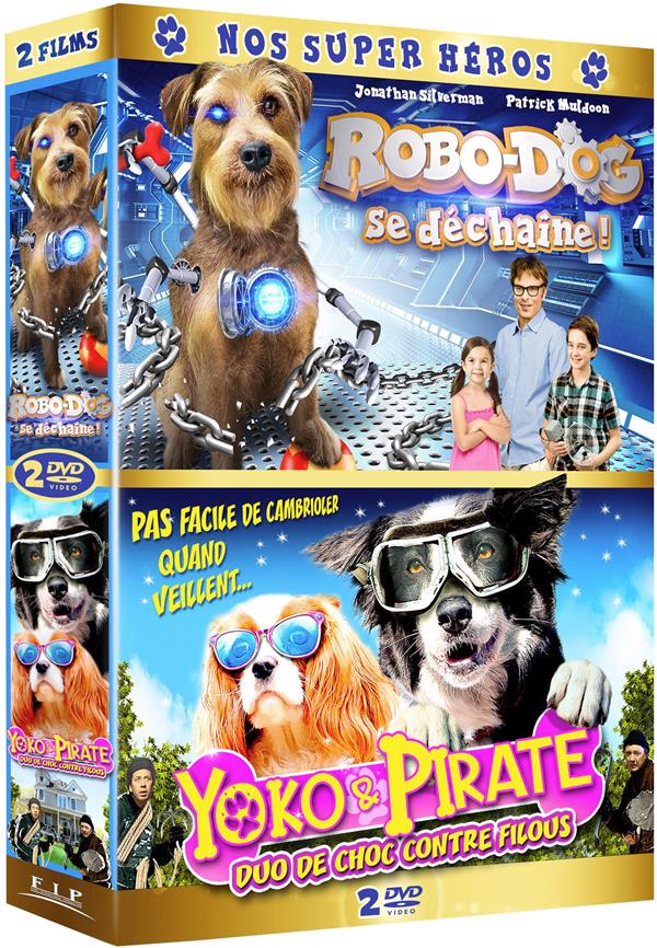 Coffret famille 2 films : Robo-dog se déchaîne ; Yoko et Pirate, duo de choc contre filous [DVD] - flash vidéo