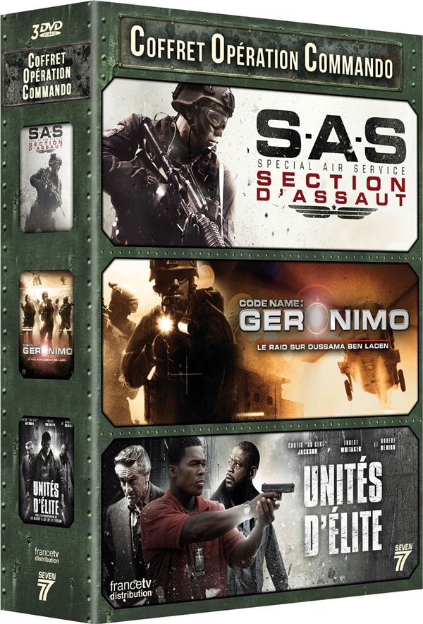 Opération commando : S.A.S. : Section d'assaut + Code Name : Geronimo + Unités d'élite [DVD]
