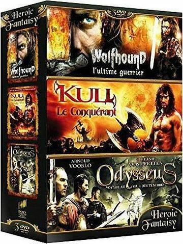 Coffret Heroic Fantasy n° 2 : Wolfhound + Kull le conquérant + Odysseus [DVD] - flash vidéo