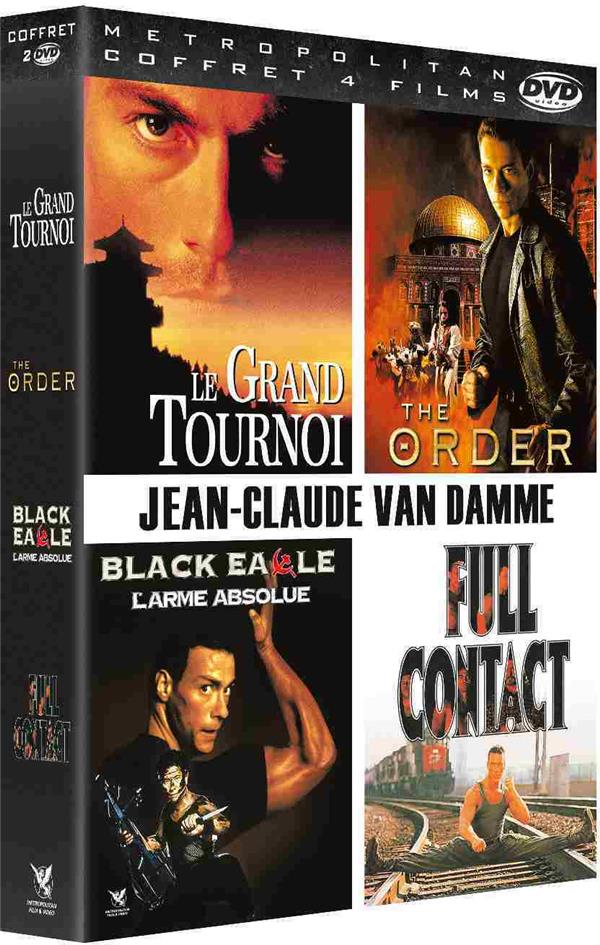 Jean-Claude Van Damme : Black Eagle - L'arme absolue + Full Contact + The Order + Le grand tournoi [DVD]