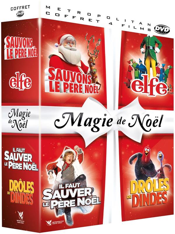 Magie de Noël : Sauvons le Père Noël + Elfe + Il faut sauver le Père Noël + Drôles de dindes [DVD]