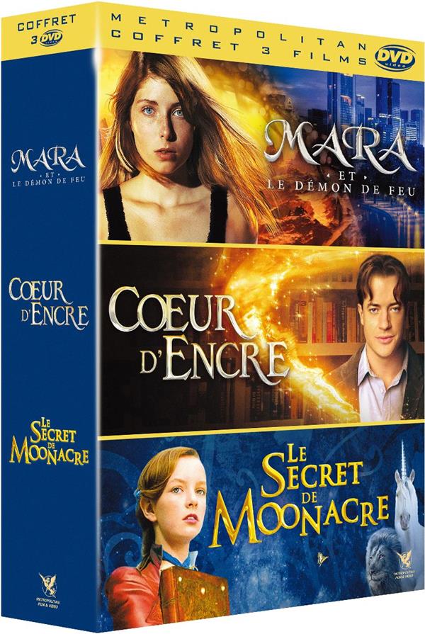 Aventure familiale : Mara et le Démon de Feu + Coeur d'encre + Le Secret de Moonacre [DVD]