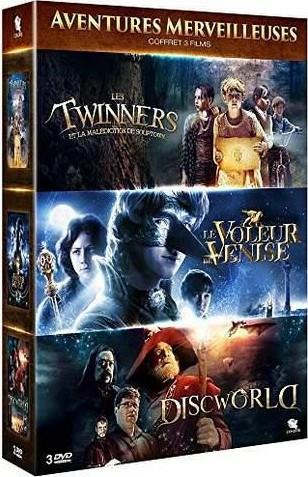 Aventures merveilleuses : Les Twinners et la malédiction de Souptown + Le Voleur de Venise + Discworld [DVD]