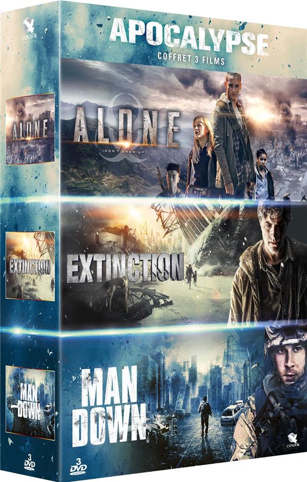 Coffret apocalypse 3 films : man down ; alone ; extinction [DVD]