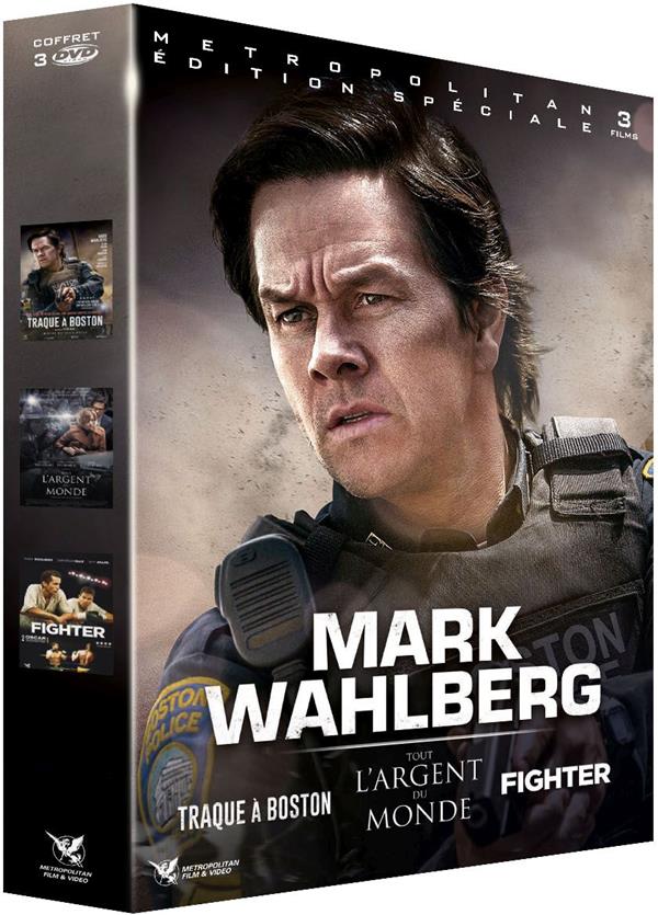 Coffret Mark Wahlberg 3 films : tout l'argent du monde ; traque à Boston ; fighter [DVD]