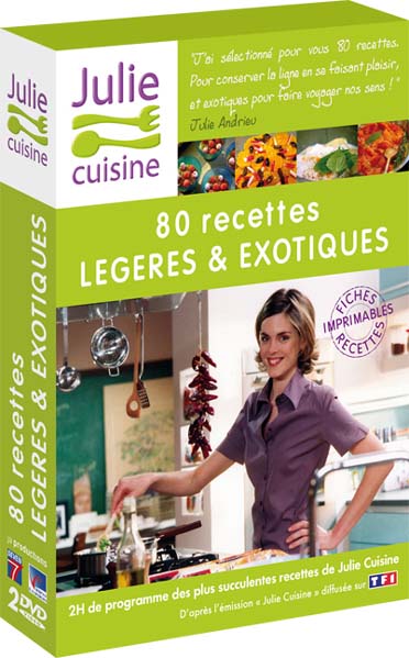 80 recettes légères & exotiques de Julie Cuisine [DVD]