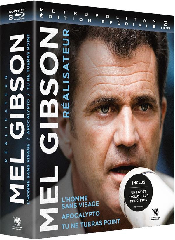Mel Gibson réalisateur : L'Homme sans visage + Apocalypto + Tu ne tueras point [Blu-ray]