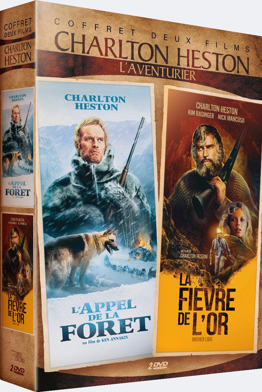 Charlton Heston l'aventurier - Coffret : La Fièvre de l'or + L'Appel de la forêt [undefined]