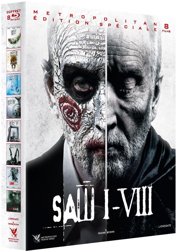 Saw : L'intégrale 8 films - Saw I-VIII [Blu-ray]
