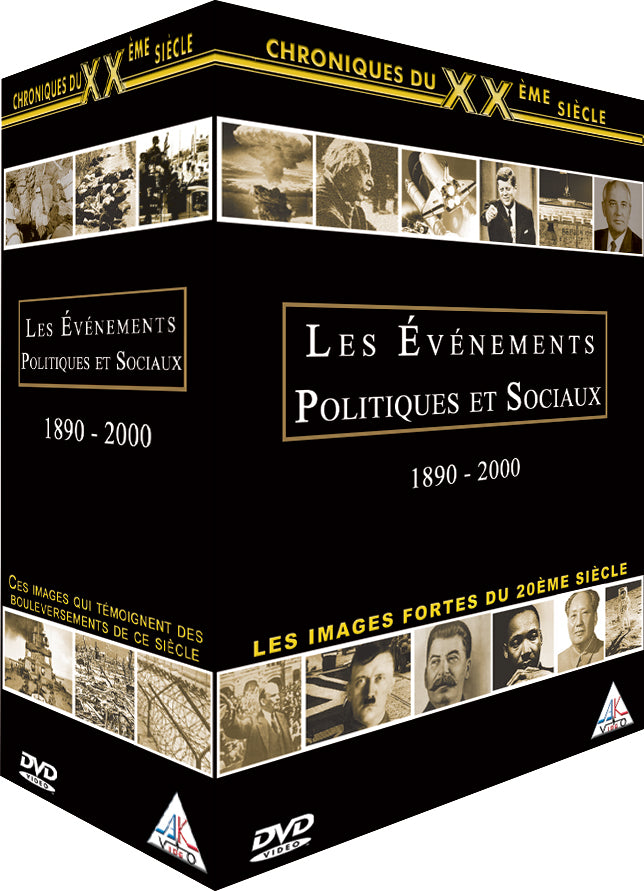 Les Événements politiques et sociaux - Coffret - 1890 - 2000 [DVD]