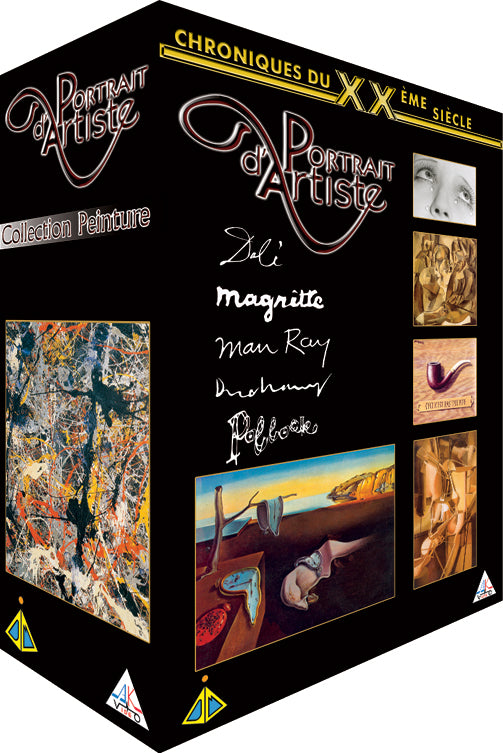 Coffret peintres du XXème siècle : Jackson Pollock + René Magritte + Salvador Dali + Marcel Duchamp + Man Ray - Vol. 2 [DVD]