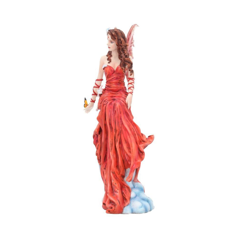 Crimsonlily - Figurine de Fée de la lune rouge et ses compagnons papillons 28.5cm
