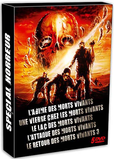 Spécial horreur - Coffret 5 DVD : L'abîme des morts vivants + Une vierge chez les morts vivants + Le lac des morts vivants + L'attaque des morts vivants + Le retour des morts vivants 3 [DVD]