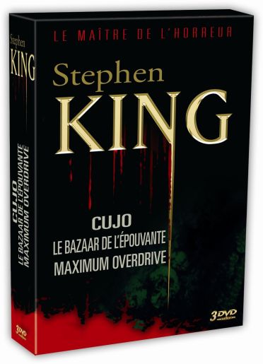 Stephen King : Cujo + Le Bazaar de l'épouvante + Maximum Overdrive [DVD]