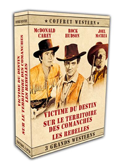 Coffret Westerns : Victime du destin + Sur le territoire des comanches + Les rebelles [DVD]