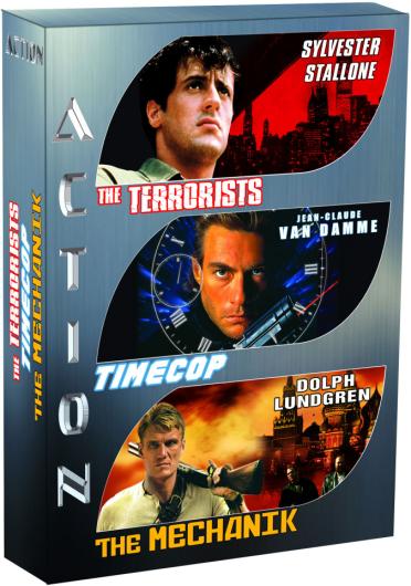 Coffret action : The Terrorists ; Time cop ; The mechanick [DVD]