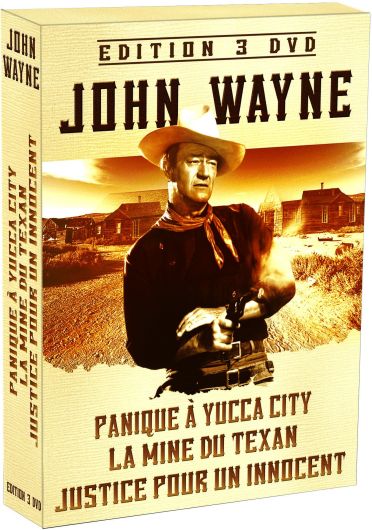 John Wayne - Coffret n° 1 : Panique à Yucca City + La Mine du texan + Justice pour un innocent [DVD]