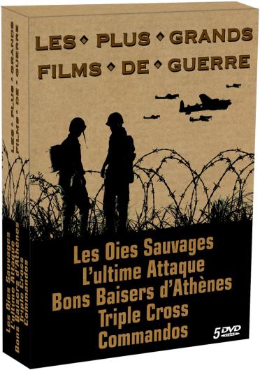Les plus grands films de guerre : Les oies sauvages ; L'ultime attaque ; Bons baisers d'Athenes ; Triple cross ; Command [DVD]