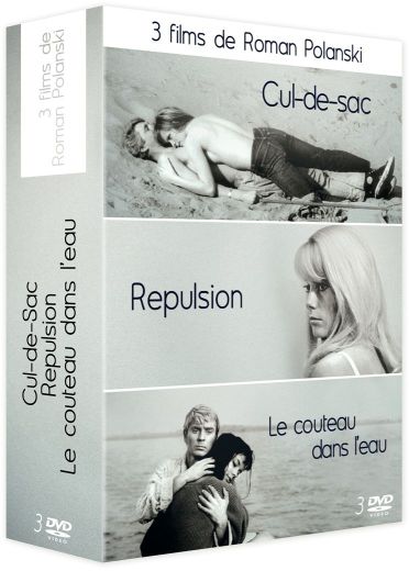 3 films de Roman Polanski : Répulsion + Cul-de-sac + Le couteau dans l'eau [DVD]
