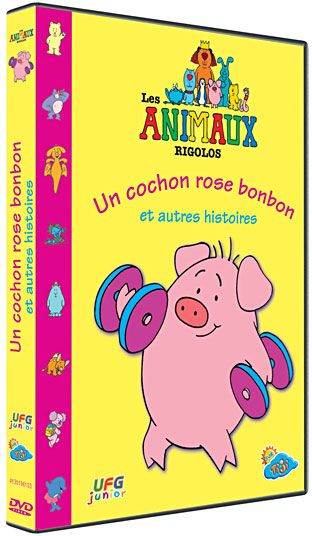 Les animaux rigolos : Un cochon rose bonbon [DVD] - flash vidéo