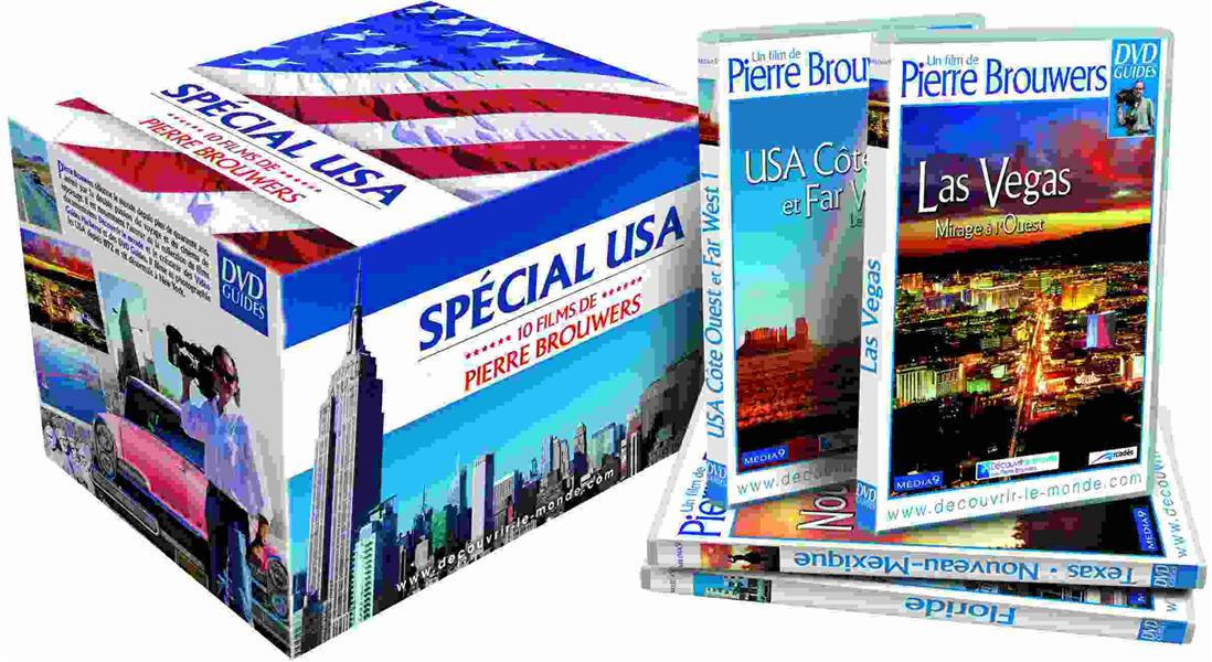 DVD Guides Spécial USA : 10 films de Pierre Brouwers [DVD] - flash vidéo