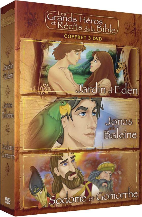 Les Grands Héros et Récits de la Bible - Coffret - Jardin d'Eden + Jonas et la Baleine + Sodome et Gomorrhe [DVD] - flash vidéo