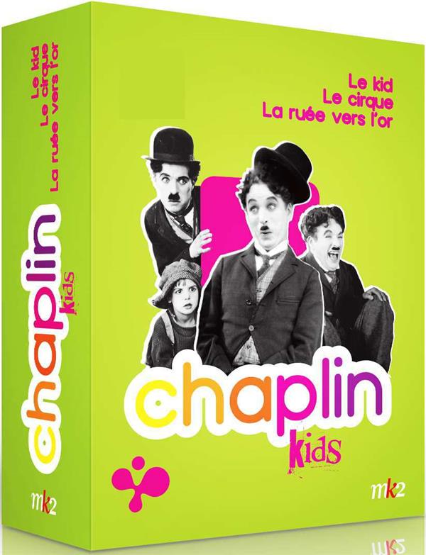 Charles Chaplin - Coffret Kids - Le kid + Le cirque + La ruée vers l'or [DVD]