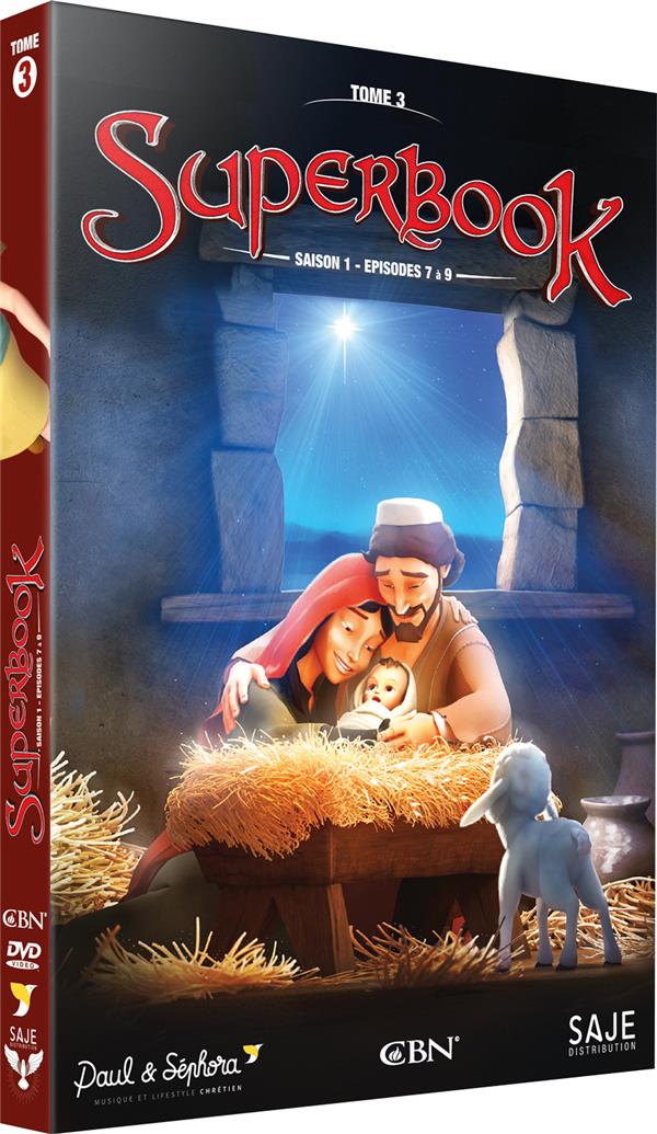 Superbook Tome 3 : Saison 1, épisodes 7 à 9 [DVD]
