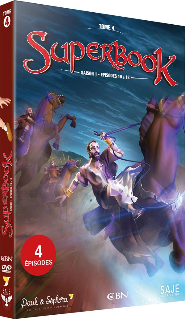 Superbook Tome 4 : Saison 1, épisodes 10 à 13 [DVD]