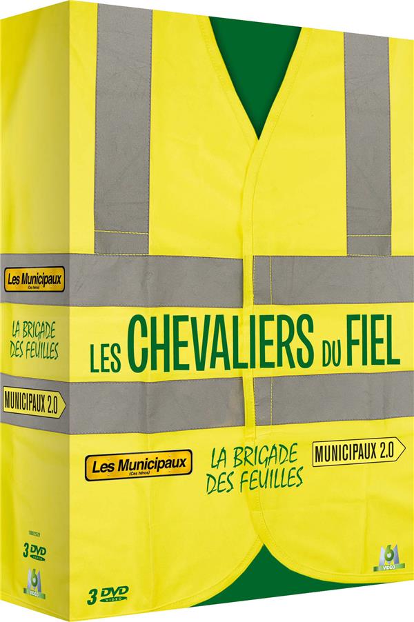 Les Chevaliers du fiel - Coffret Les Municipaux, de la scène à l'écran : La Brigade des feuilles + Municipaux 2.0 + Les Municipaux [DVD]