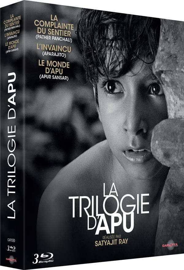 La Trilogie d'Apu : La Complainte du sentier + L'Invaincu + Le Monde d'Apu [Blu-ray]