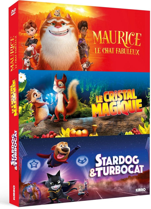 Maurice, le chat fabuleux + Le Cristal magique + Stardog & Turbocat [DVD]
