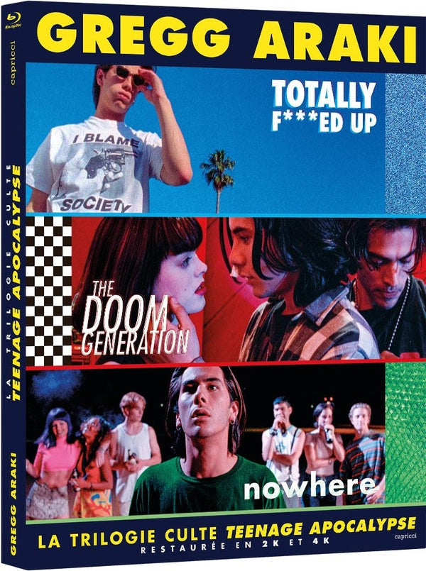 Gregg Araki - La Trilogie culte Teenage Apocalypse : Totally F***ed Up + The Doom Generation + Nowhere [Blu-ray]